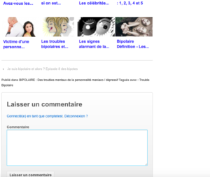 Comment sur le bipolaire
