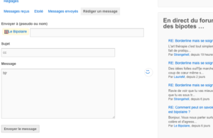 Envoyer le message