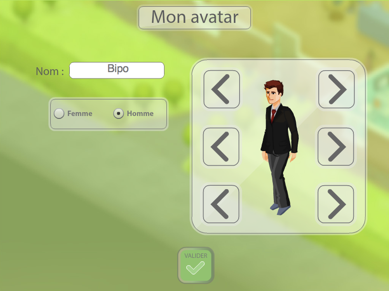 Choisir son personnage bipolaire Avatar bipolaire à personnalisé