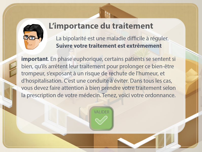 Importance du traitement bipolaire La vue du psychiatre sur le traitement