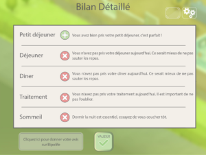 Bilan prévisionnel de santé