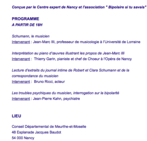 Bipolarité programme à Nancy