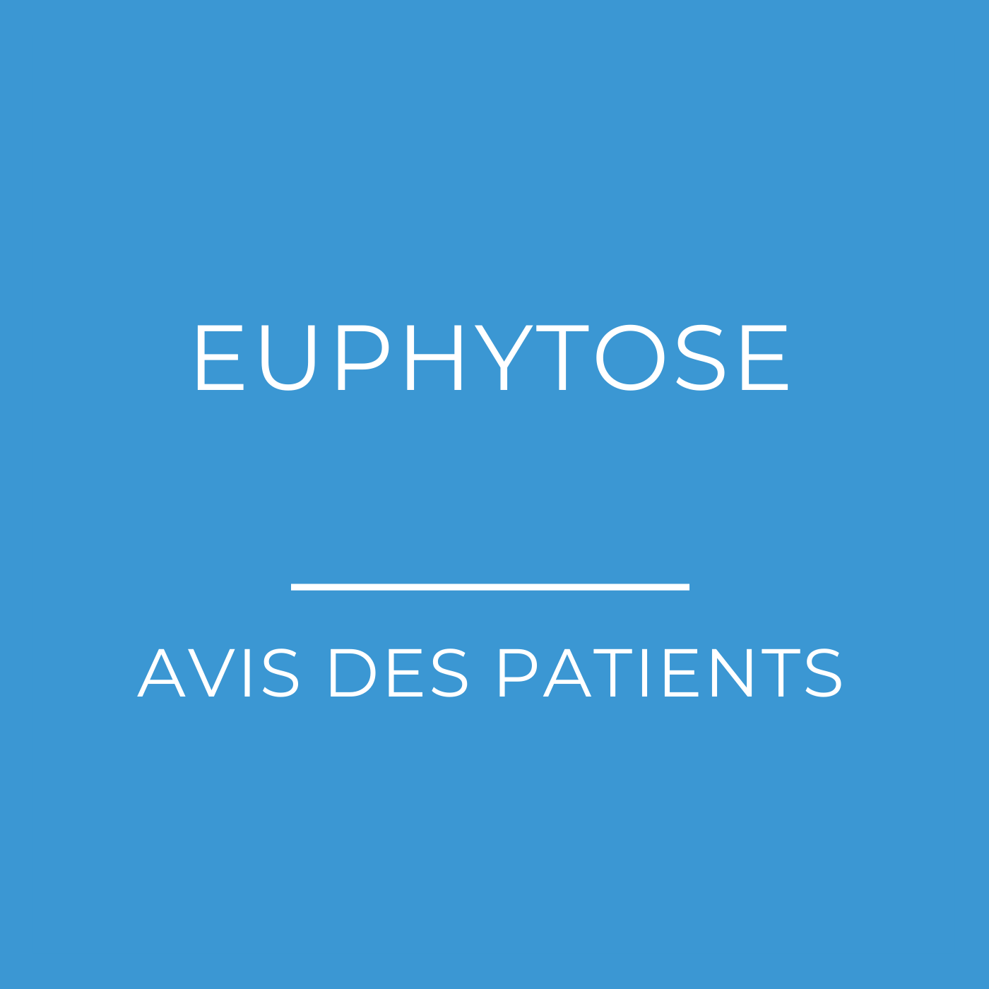 Euphytose (valériane) : Avis des patients