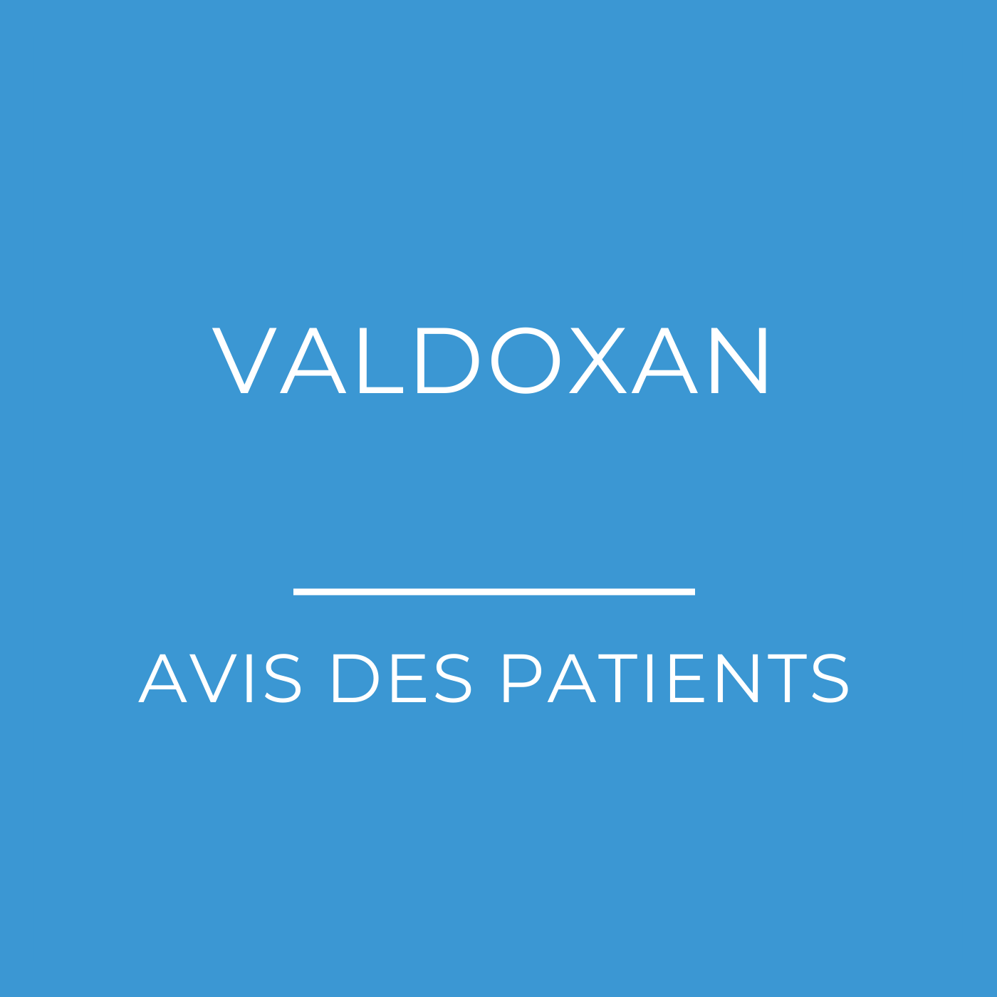 Valdoxan (agomélatine) : Avis des patients